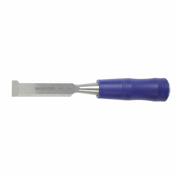 Prime-Line WORKPRO Wood Chisel, 3/4 in. Wide Blade, Hardened and Tempered Steel, Steel Caps, Blade Guards W043002